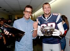 "Put them in jail" - NFL fans react as Tom Brady and Rob Gronkowski break Lombardi Trophy at Fanatics Fest 2025