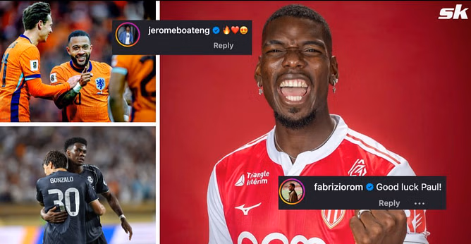 Who Said What: Memphis Depay, Aurelien Tchouameni and other footballers react as Paul Pogba officially returns to football with Monaco