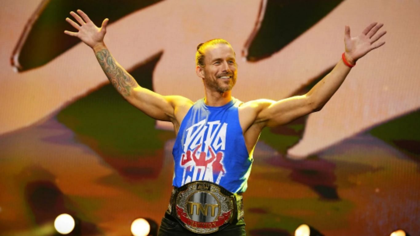 Adam Cole is the current TNT champion in AEW [ Image credits: allelitewrestling.com ] 