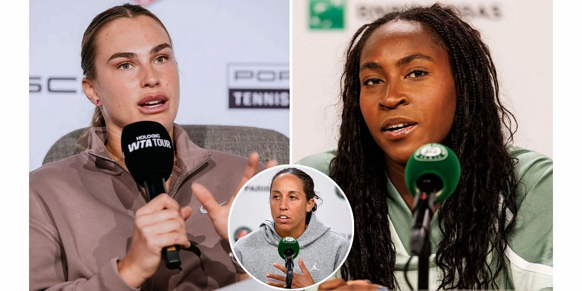 Aryna Sabalenka (L), Madison Keys (inset) and Coco Gauff (R) (Image Source: Getty)
