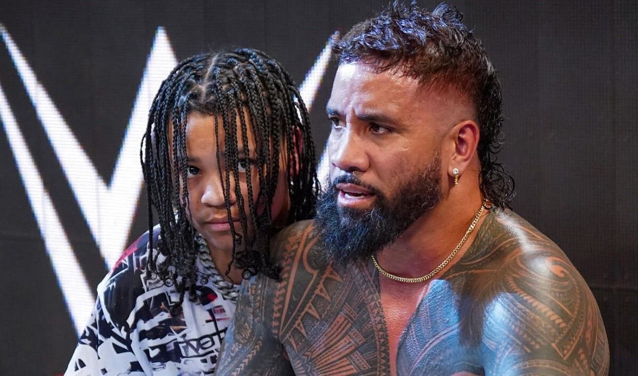 Jey Uso with his son (Image Credits: wwe.com)