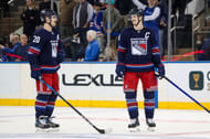 Chris Kreider weill be joining former Rangers teammate Jacob Trouba in Anaheim - Source: Imagn