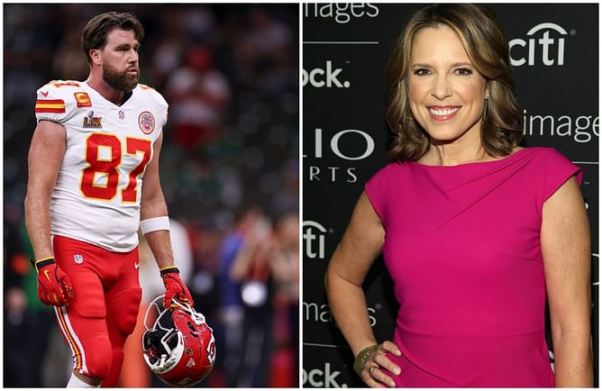 “Gotta keep up with his girlfriend”: ESPN reporter Hannah Storm takes light jab at Travis Kelce’s ability to handle pressure
