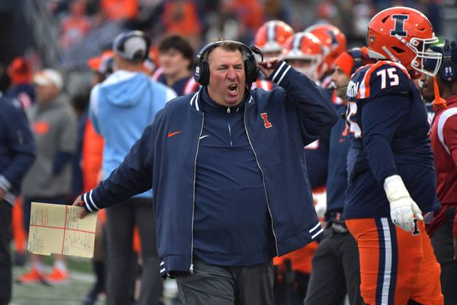 "I wanted to be an auctioneer": Illinois HC Bret Bielema gives sneak peek into humble beginnings before taking up coaching