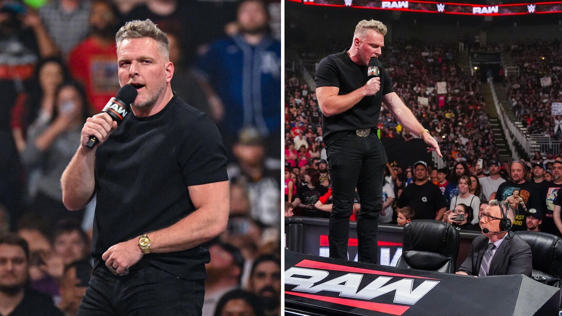 Pat McAfee is a commentator on WWE RAW [Image credits: wwe.com]