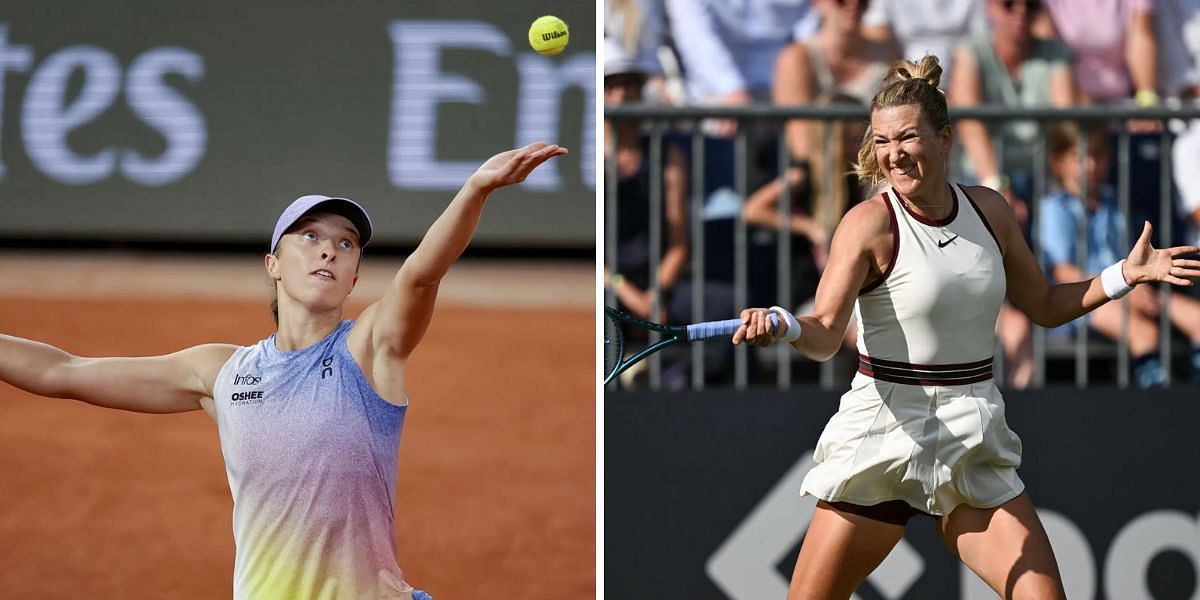 Iga Swiatek (L) vs Victoria Azarenka (R) preview, (Source: Getty Images)