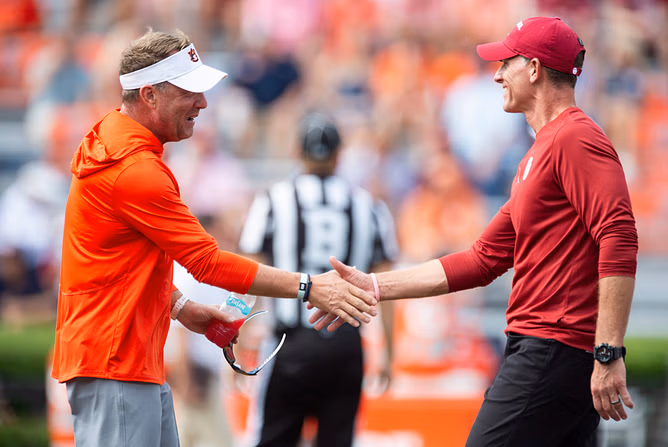 "I've been up here probably a million times": Five-star WR Cederian Morgan makes promising remarks after latest meet-up with Hugh Freeze at Auburn