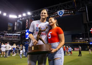 Corey Seager and his wife - Source: Imagn
