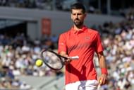 Novak Djokovic at the 2025 French Open (Source: Getty)