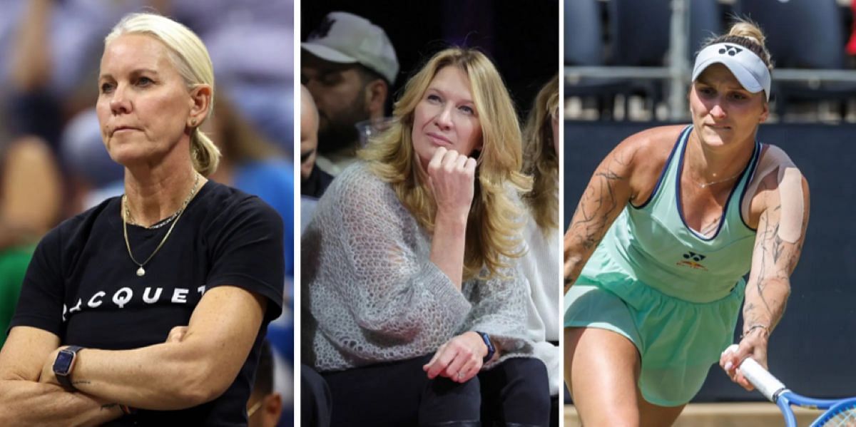 Rennae Stubbs, Steffi Graf, Marketa Vondrousova (Source: Getty)