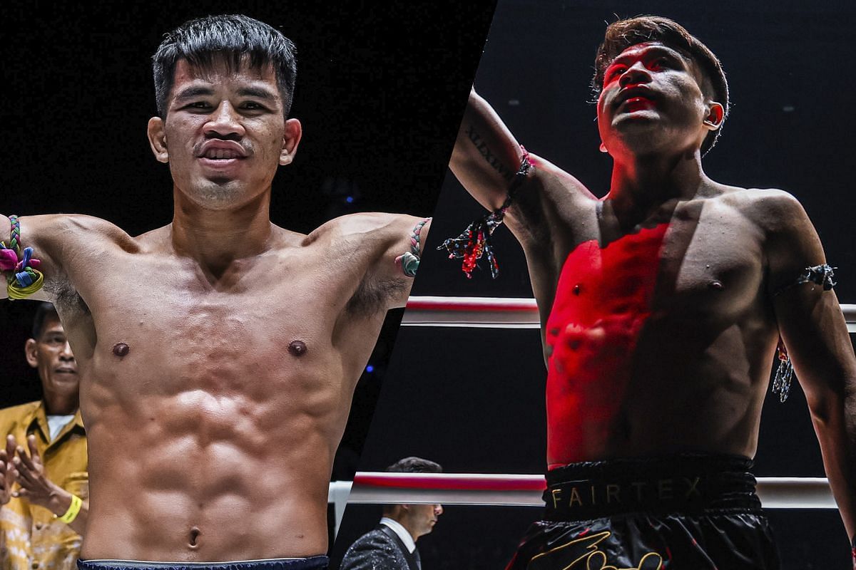 Nakrob (L) and Jaosuayai (R) | Photo by ONE Championship