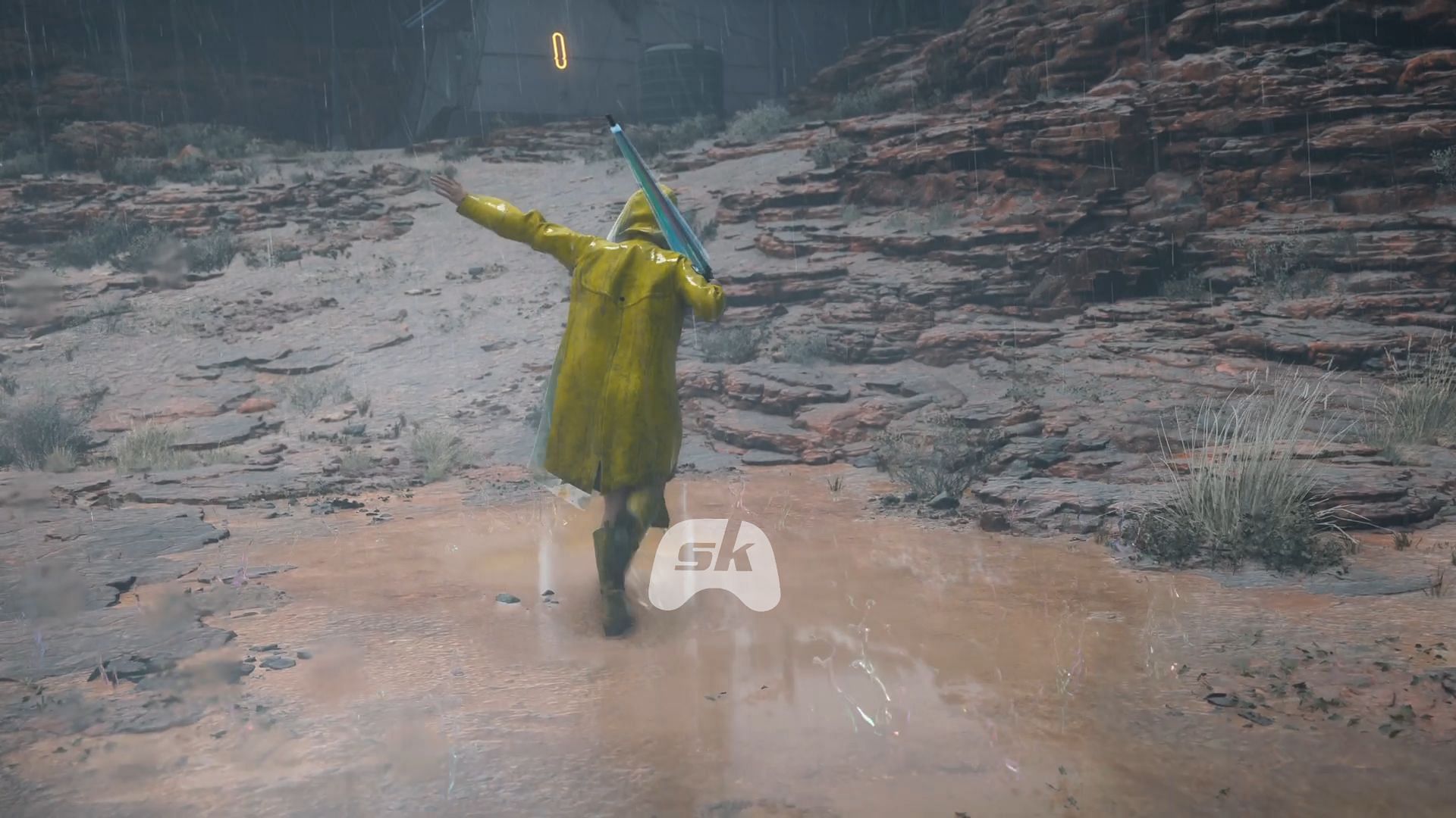 Exploring Rainy and her powers in Death Stranding 2 (Image via Sportskeeda Gaming / Sony Interactive Entertainment)