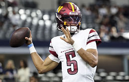"Purdy could never": Commanders fans react to Jayden Daniels connecting with new WR Deebo Samuel