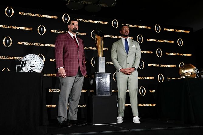 "ND getting stuffed in a locker": CFB fans divided over 4-star prospect Khary Wilder snubbing Marcus Freeman for Ryan Day's Ohio State
