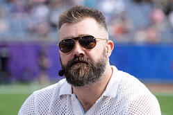 Jason Kelce gives shout-out to four daughters for cartoon-themed outfit at Cannes, France