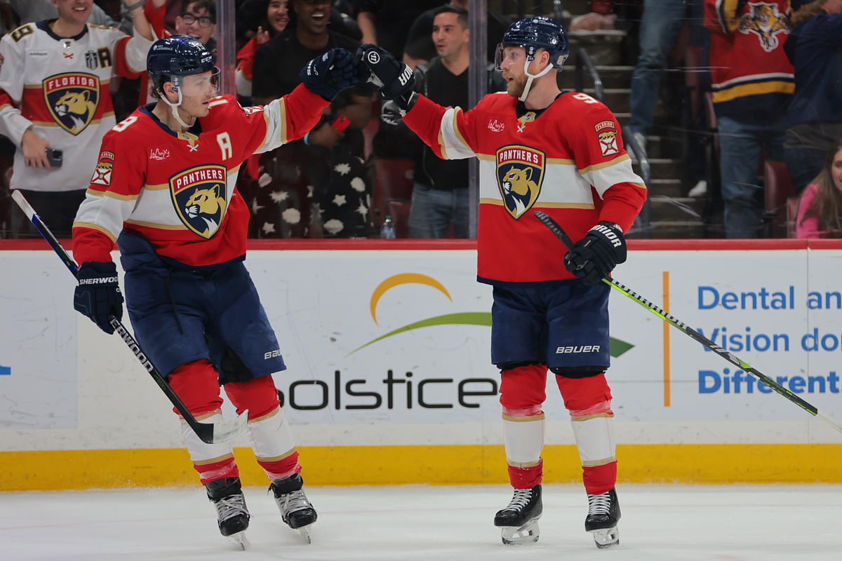 Matthew Tkachuk shares never-seen-before picture with Sam Bennett from Panthers' Stanley Cup celebration