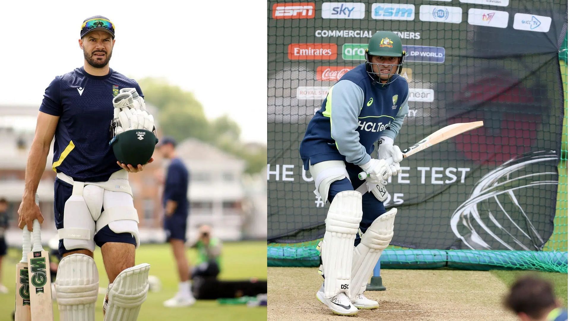 Aiden Markram and Usman Khawaja will in action in the WTC 2025 final (Image Credits: Getty)