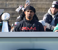 "Taking photos and not practicing" - NFL fans react as Jalen Hurts shows up to support Pennsylvania girls flag football champs