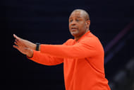 Syracuse Orange head coach Adrian Autry reacts to a call against the North Carolina State Wolfpack during the second half at the JMA Wireless Dome. Photo: Imagn