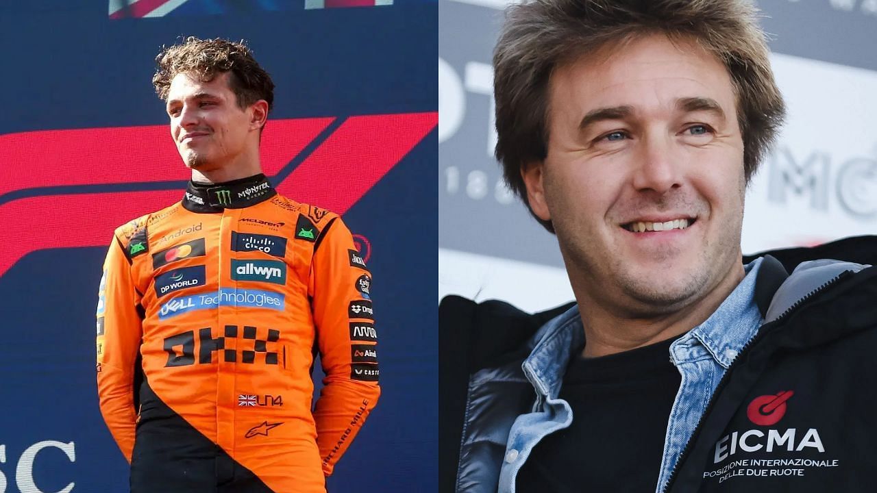 Lando Norris and Davide Valsecchi [Image Source: Getty]