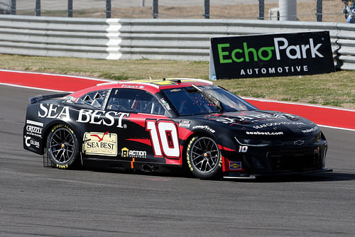 Ty Dillon drives the #10 Chevrolet Camaro for Kaulig Racing - Source: Imagn