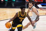Iowa guard Drew Thelwell, who transferred over from Morehead State, has a potential NBA spot as a free agent. (Photo Credit: IMAGN)