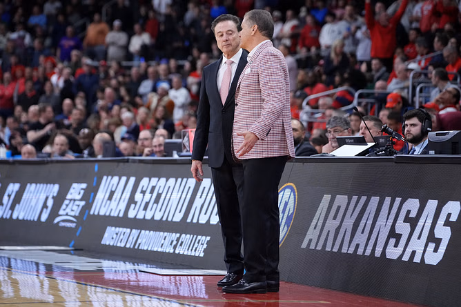 St. John's HC Rick Pitino reflects on Sweet 16 loss to longtime rival John Calipari: "Don't feel we were a great basketball team"