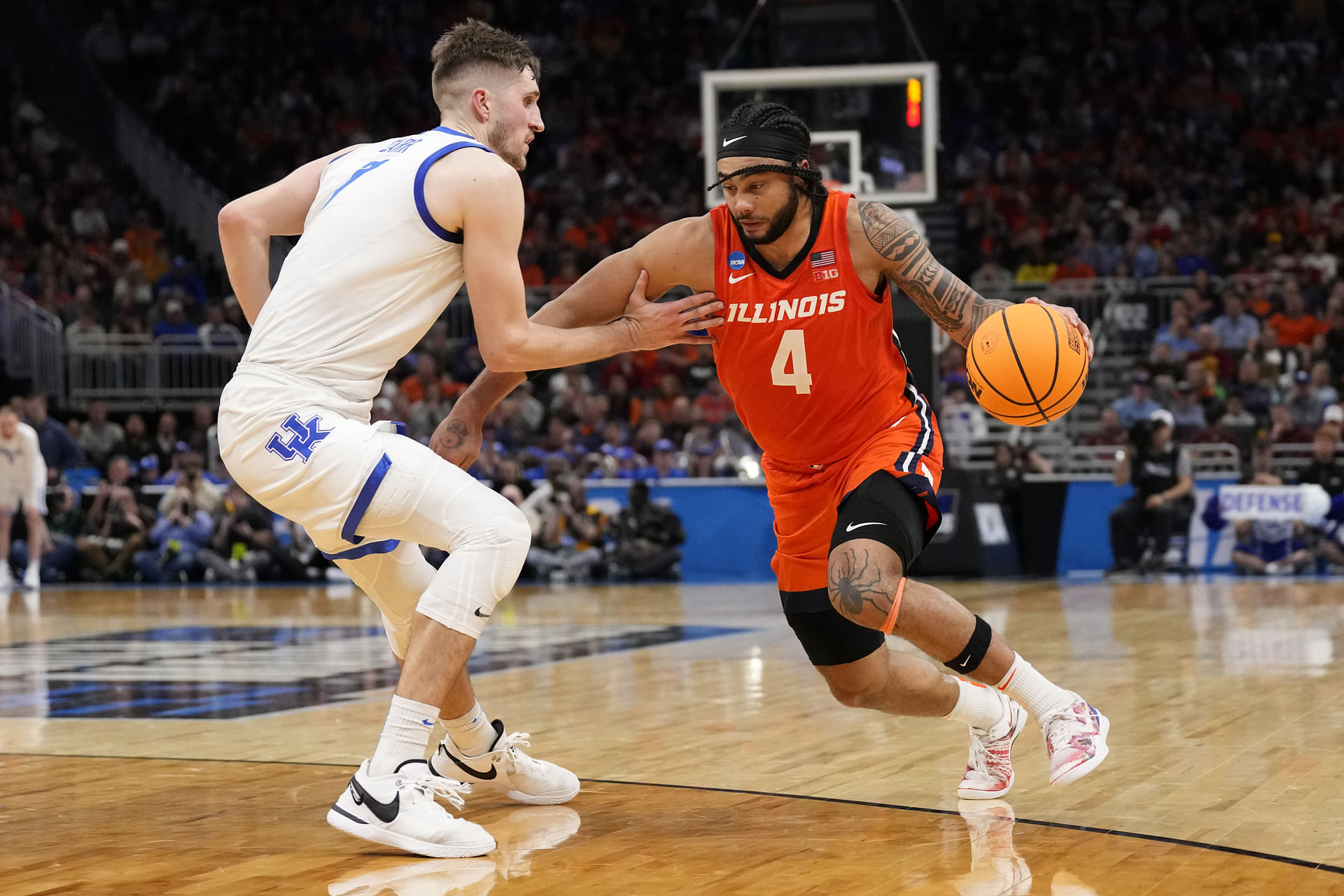 Returning guard Kylan Boswell should be an impact player this season for Illinois. (Photo Credit: IMAGN)
