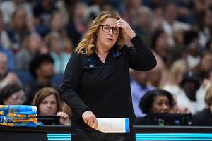 "There was a buisness-like approach": UCLA HC Cori Close reflects on Final Four loss to Paige Bueckers, Geno Auriemma's UConn