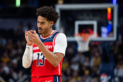 "Warriors make the damn call" - NBA fans react to Jordan Poole being shopped by Wizards in draft night shake-up