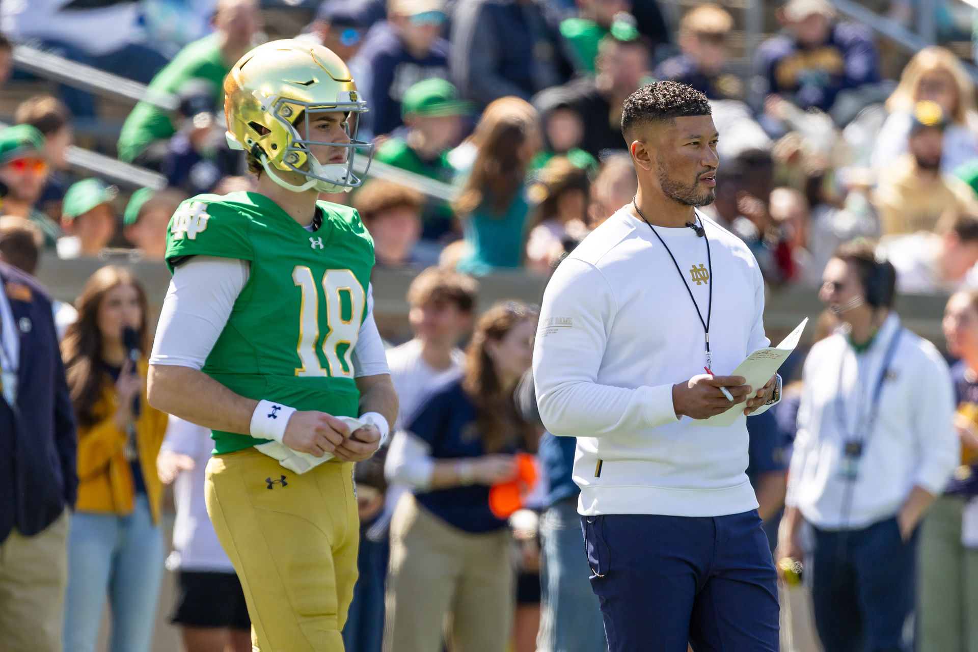 NCAA Football: Notre Dame Blue-Gold Spring Game - Source: Imagn