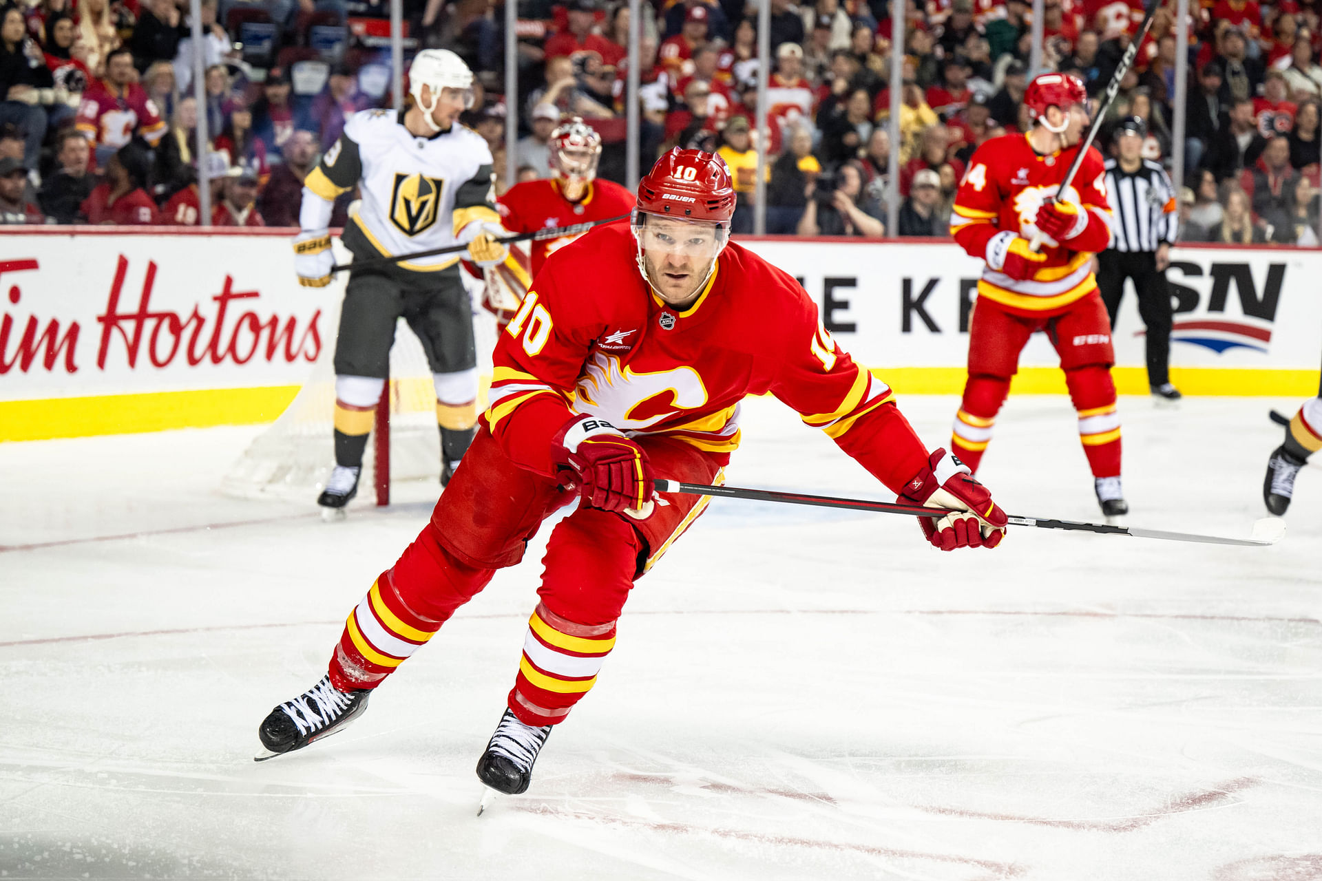 NHL: Vegas Golden Knights at Calgary Flames - Source: Imagn