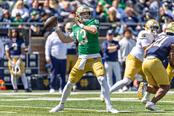 "It just slowly eats you" - CFB insider questions Marcus Freeman's CJ Carr-led QB room in post-Riley Leonard era