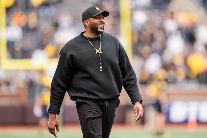 Insider pits Ryan Day's Ohio State against Sherrone Moore's Michigan as top two destinations for five-star defensive standout