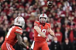 “'Cause we're not Jeremiah Smith”: Will Howard heaps praise on former Ohio State teammate during practice session with kids