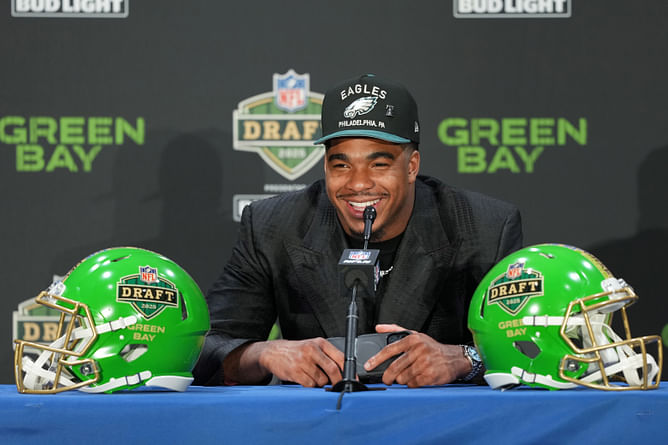 Insider notes on Eagles rookies: Trading with Chiefs to draft Jihaad Campbell, finishing 3-man line with Ty Robinson and more