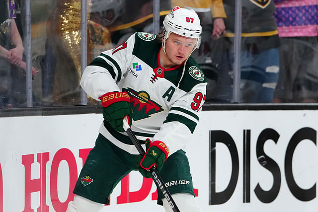 NHL: Stanley Cup Playoffs-Minnesota Wild at Vegas Golden Knights - Source: Imagn