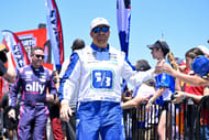 Chris Buescher at the Wurth 400 Source: Imagn