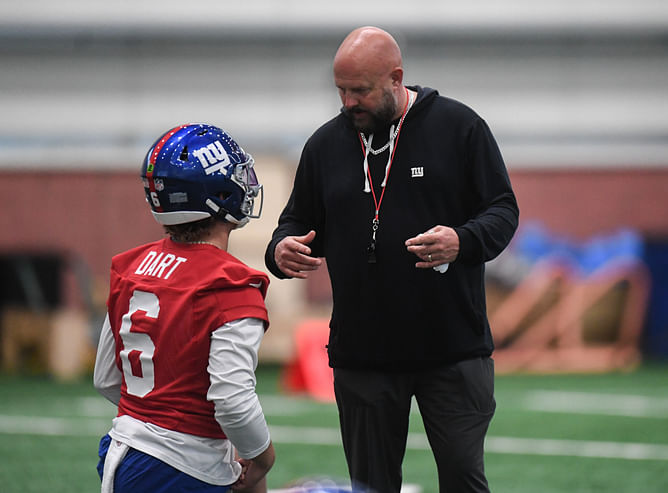 Giants HC Brian Daboll testing Jaxson Dart with Nick Saban-inspired philosophy
