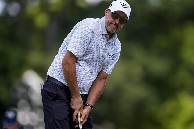 When Phil Mickelson picked two golf legends as people from history with whom he would like to play a round
