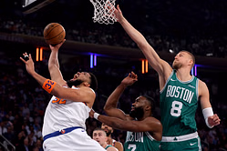NBA Mock Trade: Celtics address second apron concerns by dealing Kristaps Porzingis for 7-footer