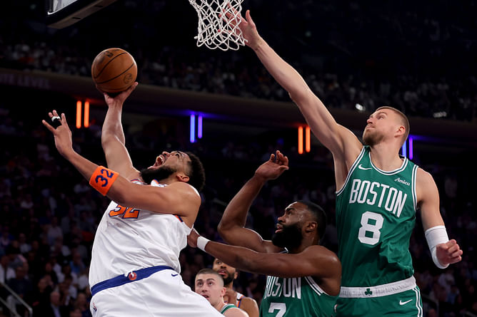 NBA Mock Trade: Celtics address second apron concerns by dealing Kristaps Porzingis for 7-footer