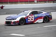 NASCAR Cup Series driver Daniel Suarez (99) during qualifying at Charlotte Motor Speedway. - Source: Imagn
