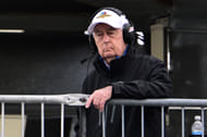 Roger Penske watches from the pagoda during the 109th Running of the Indianapolis 500 at Indianapolis Motor Speedway - Source: Imagn