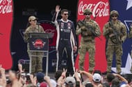 Denny Hamlin at the Coca-Cola 600 - Source: Imagn