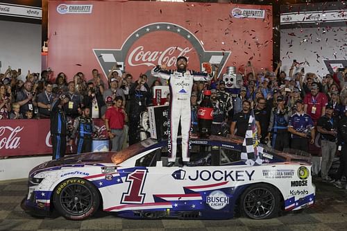 Ross Chastain won the 2025 Coca-Cola 600 at Charlotte Motor Speedway - Source: Imagn