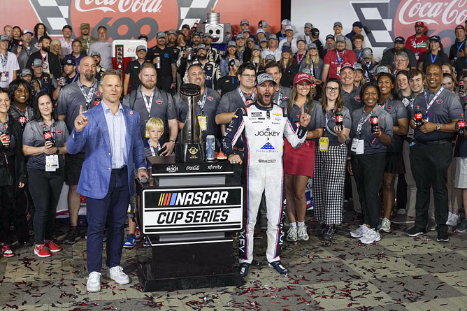 “We stayed up all night”: Ross Chastain opens up on how Trackhouse team celebrated his Coca-Cola 600 win