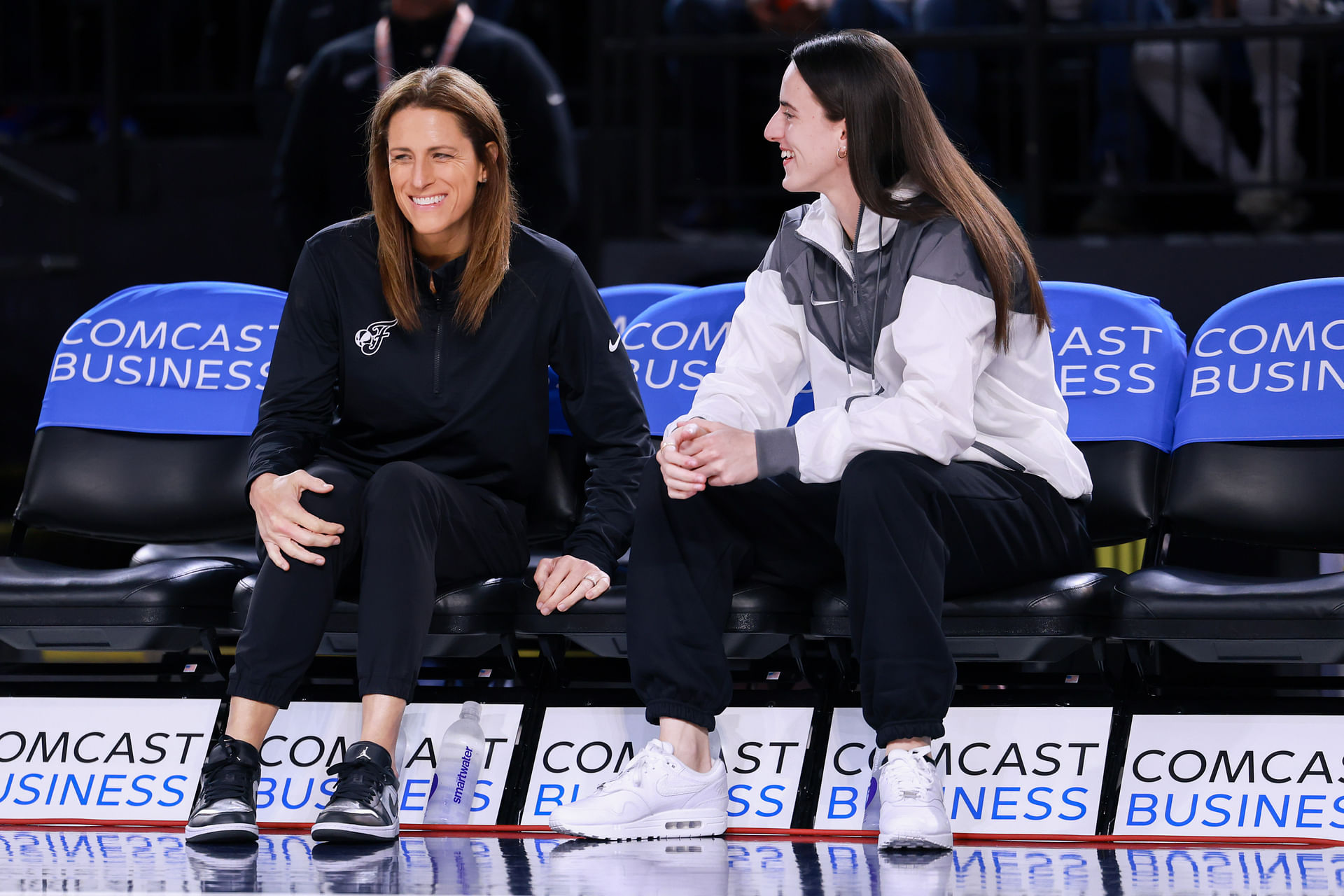 Indiana Fever head coach Stephani White gave an update on Caitlin Clark (Image Source: IMAGN)