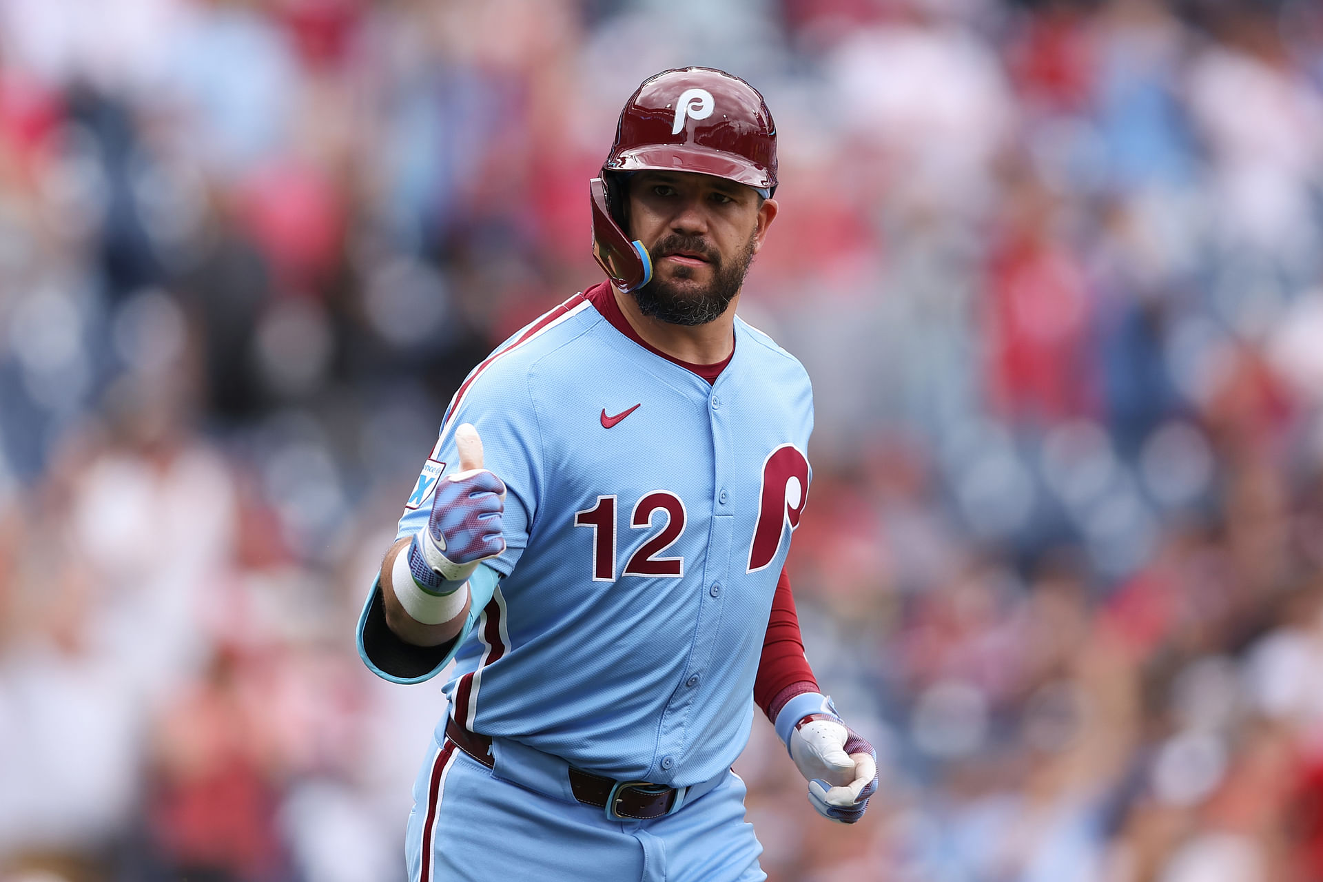 Kyle Schwarber is locked in and ready to launch one tonight - Source: Imagn
