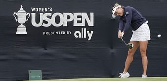 Lexi Thompson styles tiger-printed dress for Pro-Am party at Meijer LPGA Classic